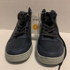 Cat & Jack Navy boys shoes